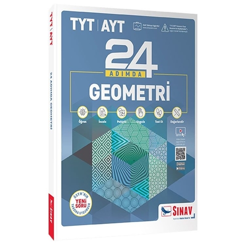 TYT AYT Geometri 24 Adımda Konu Anlatımlı Soru Bankası Sınav Yayınları
