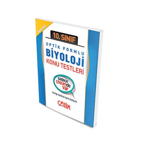 10. Sınıf Biyoloji Testleri Optik Formlu - Çözüm Yayınları