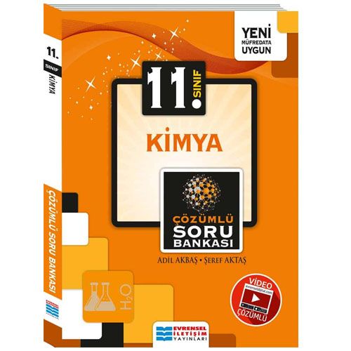 11. Sınıf Kimya Video Çözümlü Soru Bankası Evrensel İletişim Yayınları