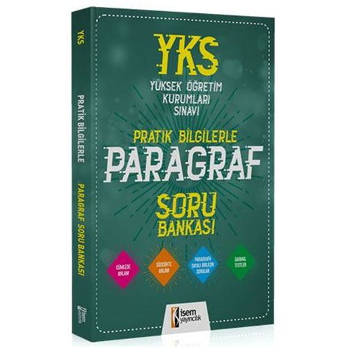 YKS Pratik Bilgilerle Paragraf Soru Bankası İsem Yayınları