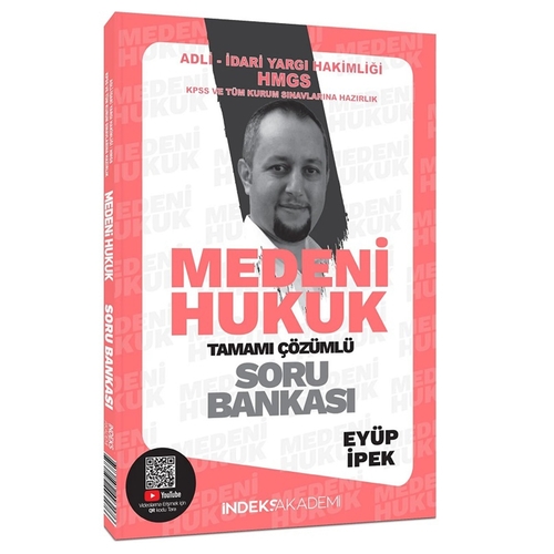 KPSS A Grubu Medeni Hukuk Soru Bankası İndeks Akademi Yayınları 2025