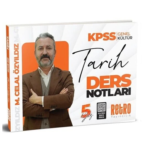 KPSS Genel Kültür Tarih 5Yüz Ders Notları Retro Yayınları 2025