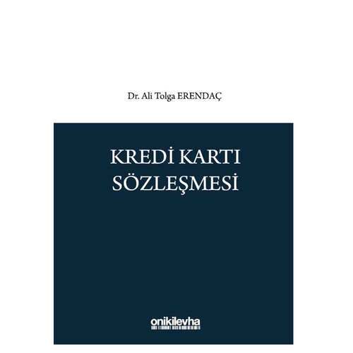 Kredi Kartı Sözleşmesi - Ali Tolga Erendaç