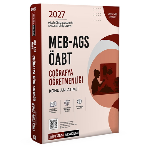 MEB AGS ÖABT Coğrafya Öğretmenliği Konu Anlatımlı Pegem Akademi 2027