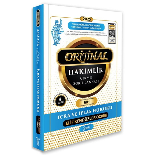 Orijinal İcra ve İflas Hukuku Hakimlik Çıkmış Soru Bankası Yetki Yayınları 2025