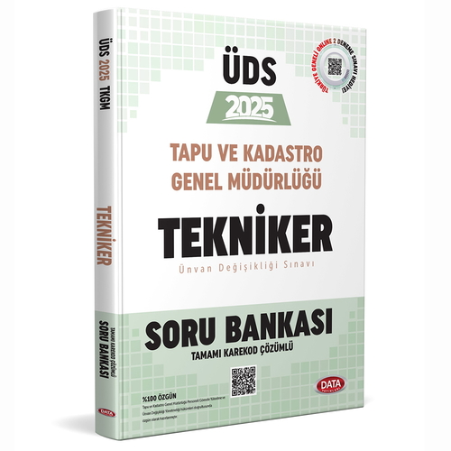 UDS Tapu ve Kadastro Genel Müdürlüğü Tekniker Soru Bankası Data Yayınları 2025
