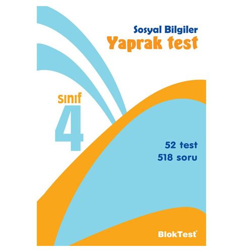 4. Sınıf Sosyal Bilgiler Yaprak Test Tudem Yayınları