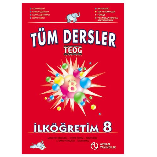 8. Sınıf Tüm Dersler Konu Anlatımlı Aydan Yayınları