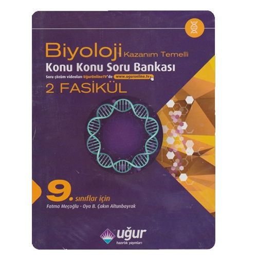 9. Sınıf Biyoloji Konu Konu Soru Bankası Uğur Hazırlık Yayınları