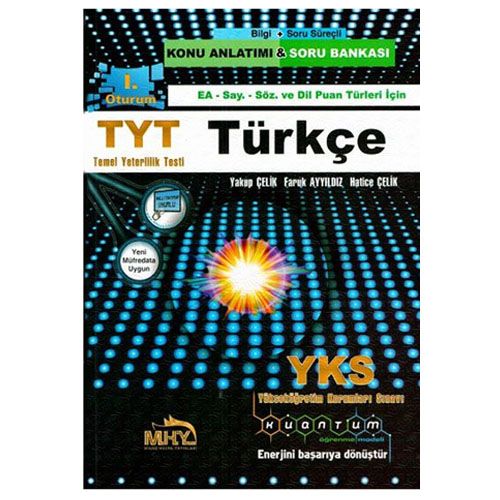 YKS 1. Oturum TYT Türkçe Kuantum Konu Anlatımlı Soru Bankası  Mikro Hücre Yayınları