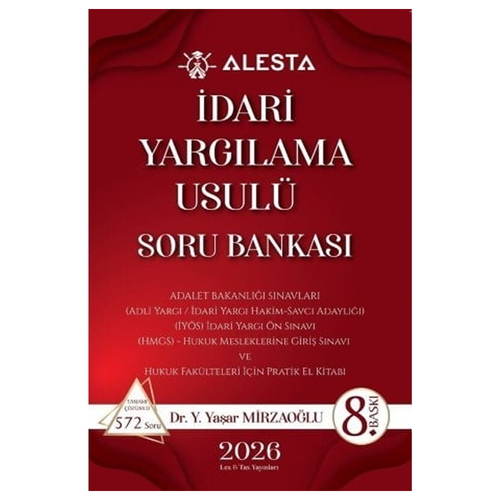 ALESTA İdari Yargılama Usulü Hukuku Soru Bankası Lex-Tax Yayınları 2026