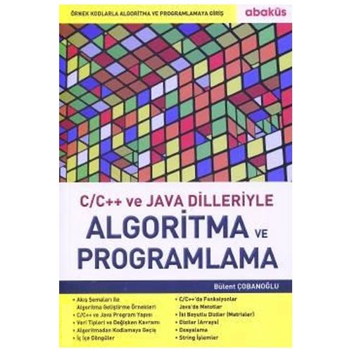 Algoritma ve Programlama - Bülent Çobanoğlu