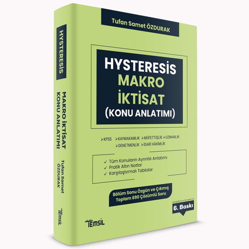 HYSTERESIS Makro İktisat Konu Anlatımı - Tufan Samet Özdurak