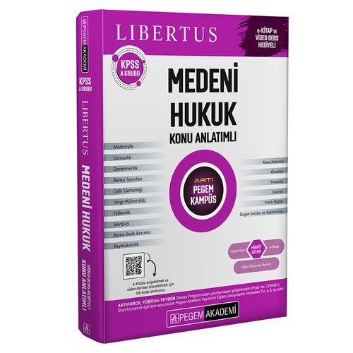 KPSS A Grubu Medeni Hukuk Konu Anlatımlı Pegem Akademi Yayınları