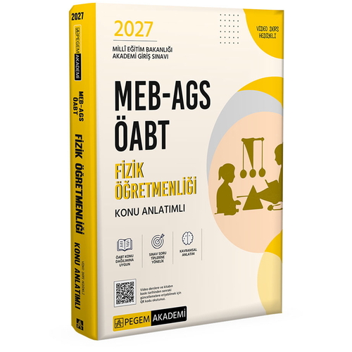 MEB AGS ÖABT Fizik Öğretmenliği Konu Anlatımlı Pegem Akademi 2027