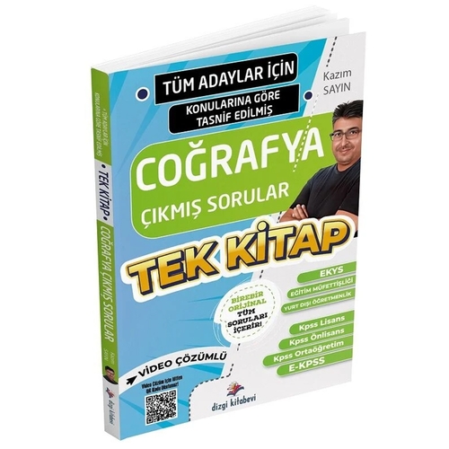Tüm Adaylar İçin Coğrafya Çıkmış Sorular Tek Kitap Dizgi Kitap Yayınları 2025