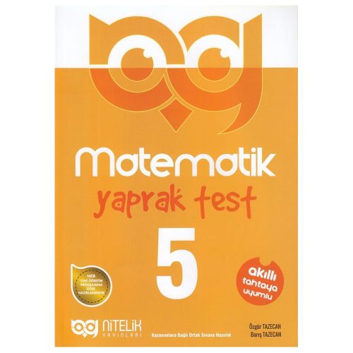 5. Sınıf Matematik Yaprak Test Nitelik Yayınları