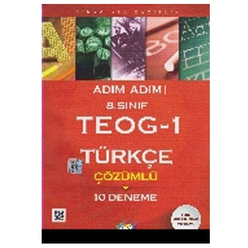 8. Sınıf Adım Adım TEOG 1 Türkçe Çözümlü 10 Deneme - Fdd Yayınları