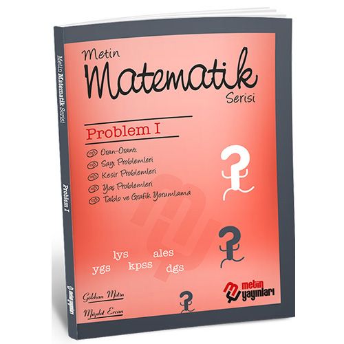 Matematik Serisi Problem 1 Metin Yayınları