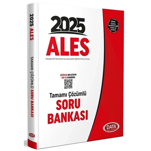 ALES Tamamı Çözümlü Soru Bankası Data Yayınları 2025