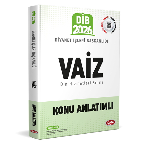 Diyanet İşleri Başkanlığı Vaiz Konu Anlatımlı Data Yayınları 2026