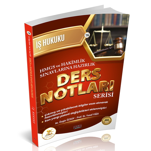 HUKAL HMGS-HAKİMLİK İş Hukuku Ders Notları Savaş Yayınları 2026