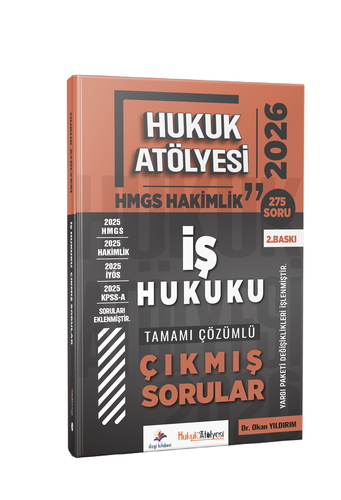 Hukuk Atölyesi HMGS Hakimlik İş Hukuku Çıkmış Sorular Dizgi Kitap Yayınları 2026