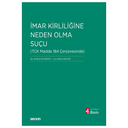İmar Kirliliğine Neden Olma Suçu - Ali Rıza İlgezdi, Serkan Batak