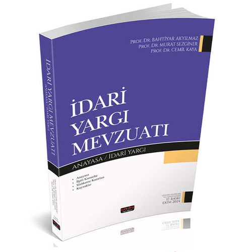 Kelepir Ürün İadesizdir - İdari Yargı Mevzuatı - Bahtiyar Akyılmaz, Murat Sezginer, Cemil Kaya