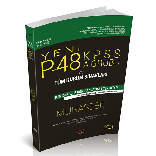 Kelepir Ürün İadesizdir - KPSS P48 A Grubu Muhasebe Konu Anlatımlı Savaş Yayınları 2021