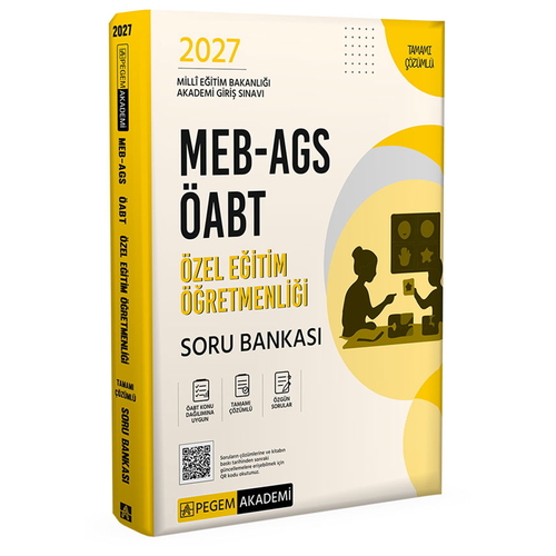 MEB AGS ÖABT Özel Eğitim Öğretmenliği Soru Bankası Pegem Akademi 2027