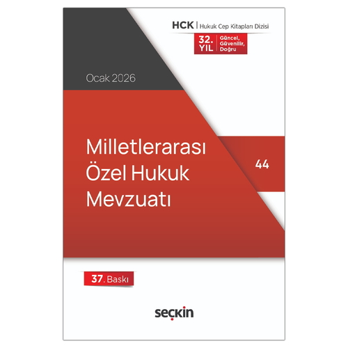 Milletlerarası Özel Hukuk Mevzuatı - Seçkin Yayınevi Kanun Metinleri Ocak 2026