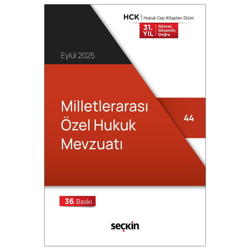 Milletlerarası Özel Hukuk Mevzuatı - Seçkin Yayınevi Kanun Metinleri Eylül 2025