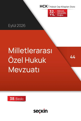 Milletlerarası Özel Hukuk Mevzuatı - Seçkin Yayınevi Kanun Metinleri Eylül 2026