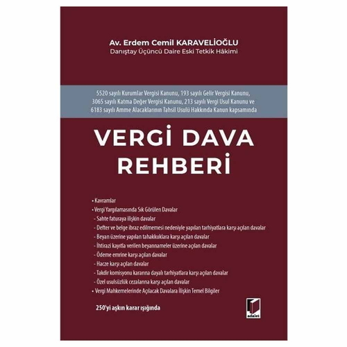 Vergi Dava Rehberi - Erdem Cemil Karavelioğlu