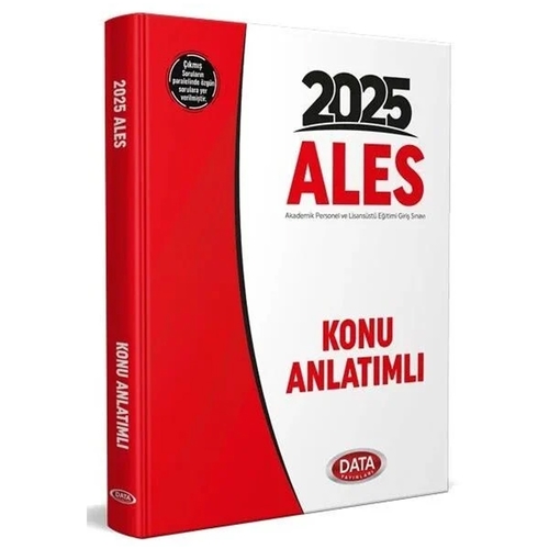 ALES Konu Anlatımlı Data Yayınları 2025
