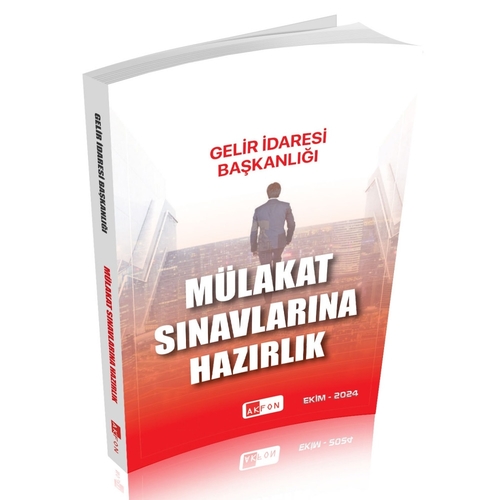 Gelir İdaresi Başkanlığı Mülakat Sınavlarına Hazırlık Akfon Yayınları 2024