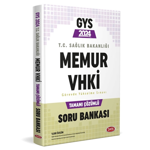GYS T.C. Sağlık Bakanlığı Memur VHKİ Soru Bankası Data Yayınları 2024