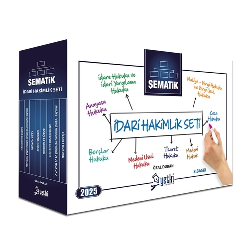 İdari Hakimlik Şematik Seti Yetki Yayınları 2025