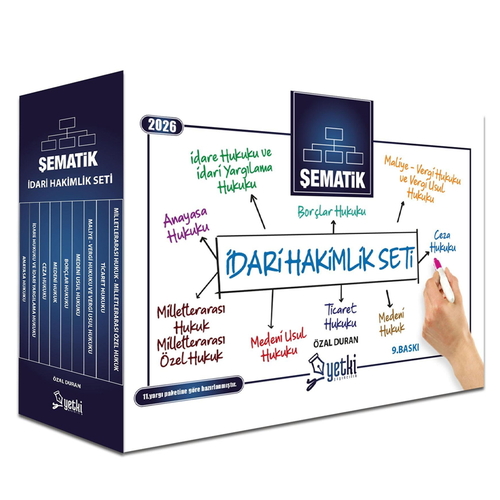 İdari Hakimlik Şematik Seti Yetki Yayınları 2026