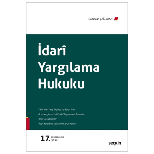 İdari Yargılama Hukuku - Ramazan Çağlayan