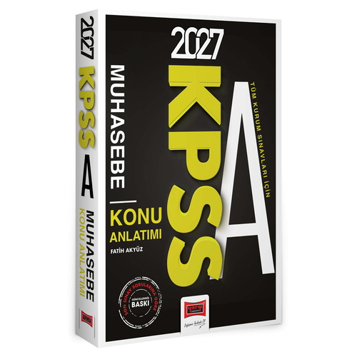 KPSS A Grubu Tüm Kurum Sınavları İçin Muhasebe Konu Anlatımı Yargı Yayınları 2027