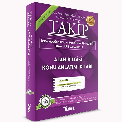 TAKİP İcra Müdürlüğü Alan Bilgisi Konu Anlatımı Temsil Kitap Yayınları 2024