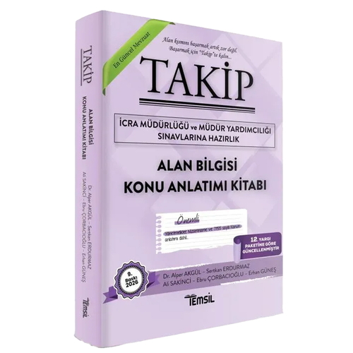 TAKİP İcra Müdürlüğü Alan Bilgisi Konu Anlatımı Temsil Kitap Yayınları 2026