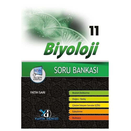 11. Sınıf Biyoloji Soru Bankası - Yayın Denizi Yayınları