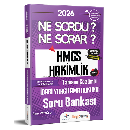 HMGS Hakimlik Ne Sordu Ne Sorar İdari Yargılama Hukuku Soru Bankası Dizgi Kitap Yayınları 2026