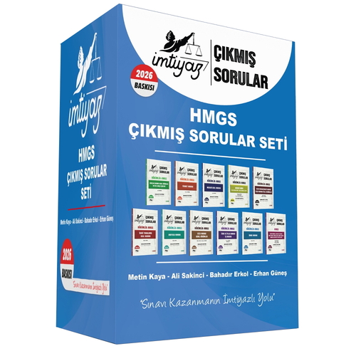 İmtiyaz HMGS Çıkmış Sorular Seti İmtiyaz Yayınları 2026