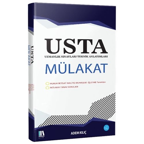 Kelepir Ürün İadesizdir - USTA Mülakat Sınavları Hazırlık Soruları Usta Yayınları 2021