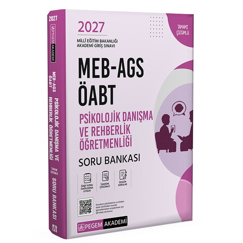 MEB AGS ÖABT Psikolojik Danışma ve Rehberlik Öğretmenliği Soru Bankası Pegem Akademi 2027