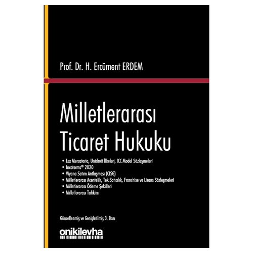 Milletlerarası Ticaret Hukuku - H. Ercüment Erdem